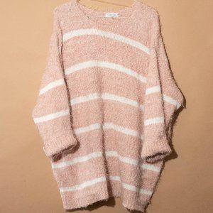 Calvin Klein plus size fuzzy sweater